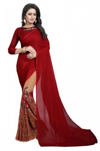georgette printed saree...,.