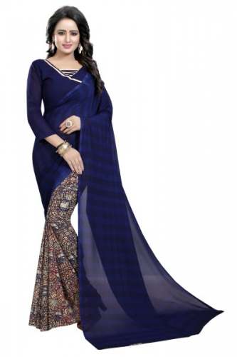 georgette printed saree 1