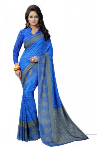 georgette printed saree 2