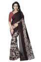 georgette printed saree for womens thumb 3