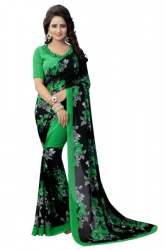 georgette printed saree