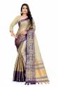 Heavy cotton silk saree thumb 2