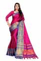 Heavy cotton silk saree thumb 3
