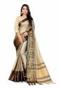 Heavy cotton silk saree thumb 6
