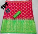  HEAVY KANCHIVARAM RICH PALLU DESIGN SAREE thumb 1