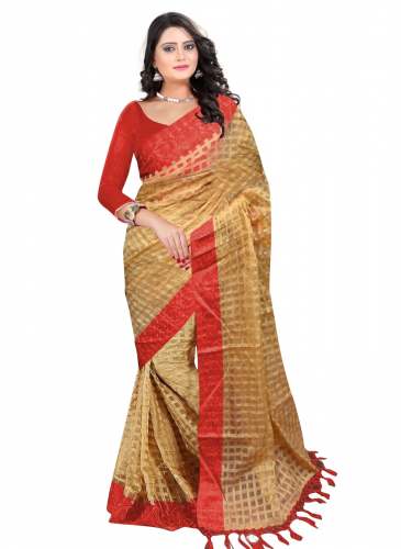 Jacqard Poly Silk Saree