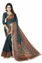 Khadi Printed Kalamkari  Sarees thumb 4