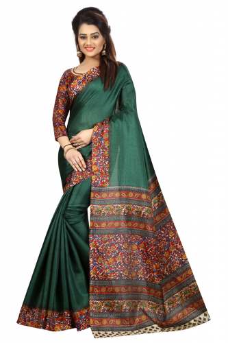 Khadi silk deals kalamkari sarees