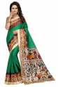 Silk Kalamkari  Sarees thumb 1