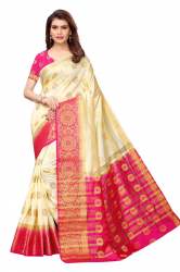 KANJIVARAM BIG BUTTA DESIGN SAREE