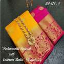 Kanjivaram contrast butta silk saree thumb 8