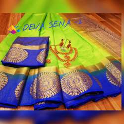 Kanjivaram Jacquard silk saree