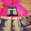 Kanjivaram Jacquard silk saree thumb 4