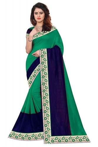 Lace Border Cotton Silk Saree