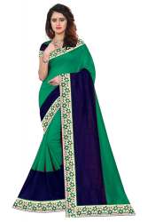 Lace Border Cotton Silk Saree