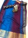 Ladies cotton silk saree thumb 2