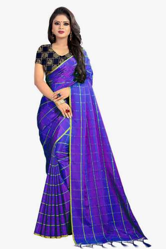 Ladies Designer Uppada Checks Saree