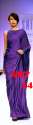 Ladies Fancy Plain Satin Saree thumb 2