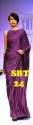 Ladies Fancy Plain Satin Saree thumb 5