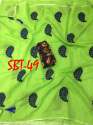 Ladies Heavy Embroidery Work Cotton Saree thumb 3