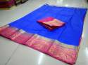 mango border kanjeevaram style saree thumb 3