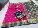 mango butta kanjeevaram style saree thumb 6