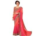 Mirror Georgette saree