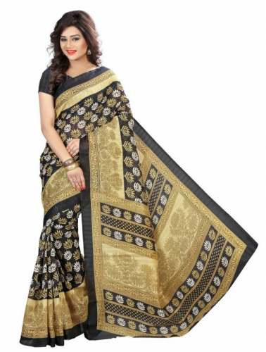Printed Mysore Silk Sarees 
