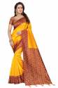 Printed Mysore Silk Sarees  thumb 3