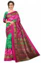 Navratri Special Bandhej Art Silk Saree thumb 2