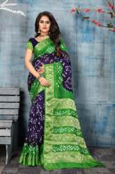 Navratri Special Cotton Bandhani Saree 