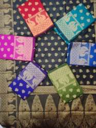 New  peacock cotton silk saree