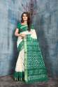 Panetar Bandhej Pure Cotton Saree