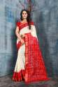 Panetar Bandhej Pure Cotton Saree thumb 3
