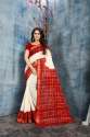 Panetar Bandhej Pure Cotton Saree thumb 4