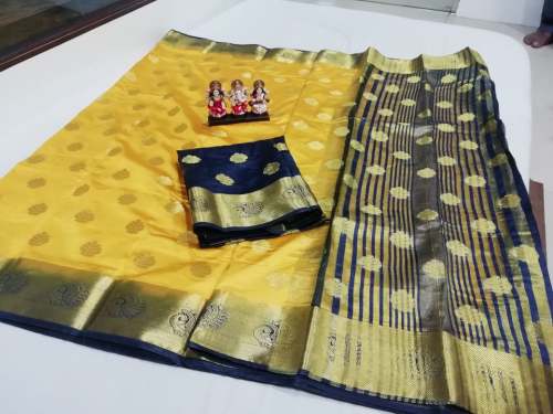 peacock butta kanjeevaram style saree