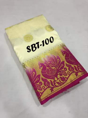 Peacock Design & Jacquard Work Kanjivaram saree