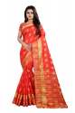 Pinted cotton silk saree thumb 3