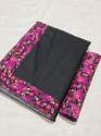 Plain Chanderi Saree With  Digital Printed Border  thumb 11