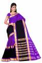 Plain Cotton Silk Saree with Lining thumb 1
