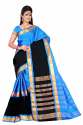 Plain Cotton Silk Saree with Lining thumb 2