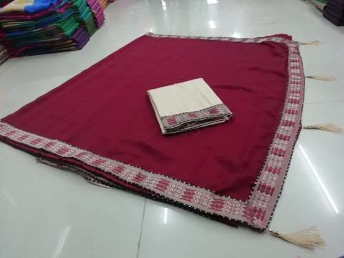 Plain Silk Saree