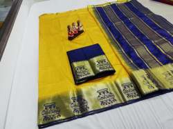 pot kanjeevaram style saree