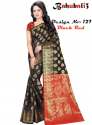 Printed Banarasi Silk Saree thumb 2