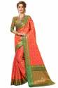 Printed Bandhni Silk Saree