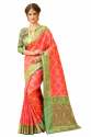 Printed Bandhni Silk Saree thumb 1