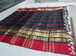 Pure Soft Cotton Silk Saree With Beautiful
