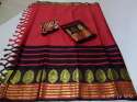 Pure Soft Poly Silk Jacquard Saree With Jhalar thumb 4