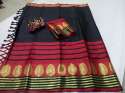 Pure Soft Poly Silk Jacquard Saree With Jhalar thumb 7