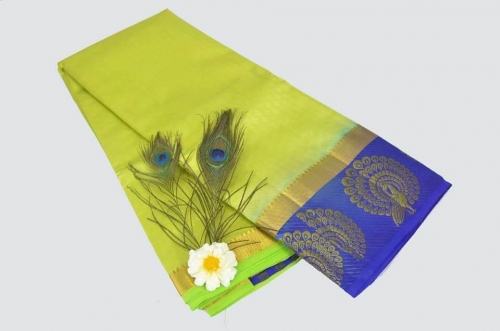 Kanjivaram SAREE WITH UNSTITCHED BOLUSE PEICE